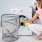 Mesh Popup Laundry Hamper 115L Collapsible Laundry Basket Extra Large Capacity Foldable Clothing Storage Basket with Handles